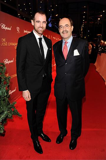Christoph Metzelder und Sport-Kommentator Fritz von Thurn und Taxis