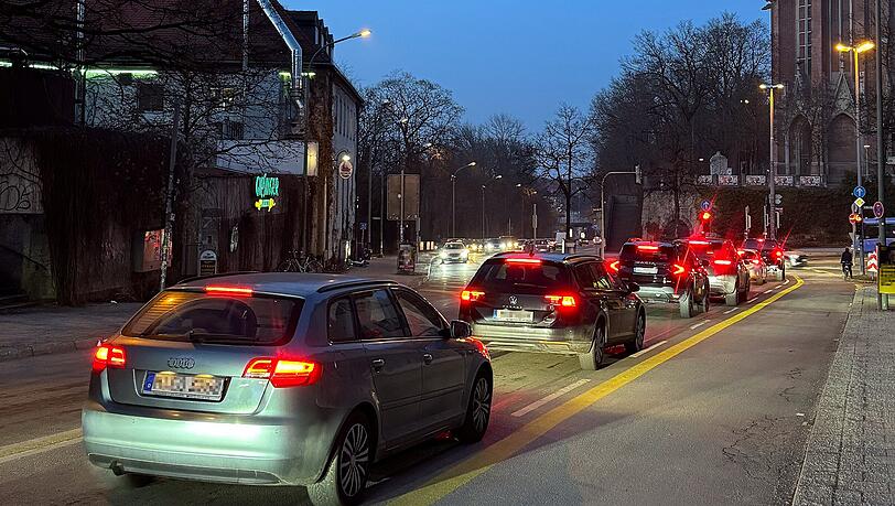 Ab M&auml;rz will die Stadt die Ma&szlig;nahmen vom Radentscheid am Giesinger Berg zwischen Kolumbusplatz und dem Kreuzungspunkt an der Heilig-Kreuz-Kirche umsetzen.
