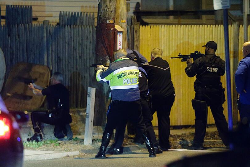 Bilder vom Polizeieinsatz in Watertown