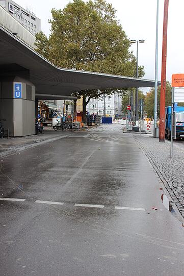 So sieht's seit Mittwoch am Münchner Hauptbahnhof aus: Baustelle soweit das Auge reicht