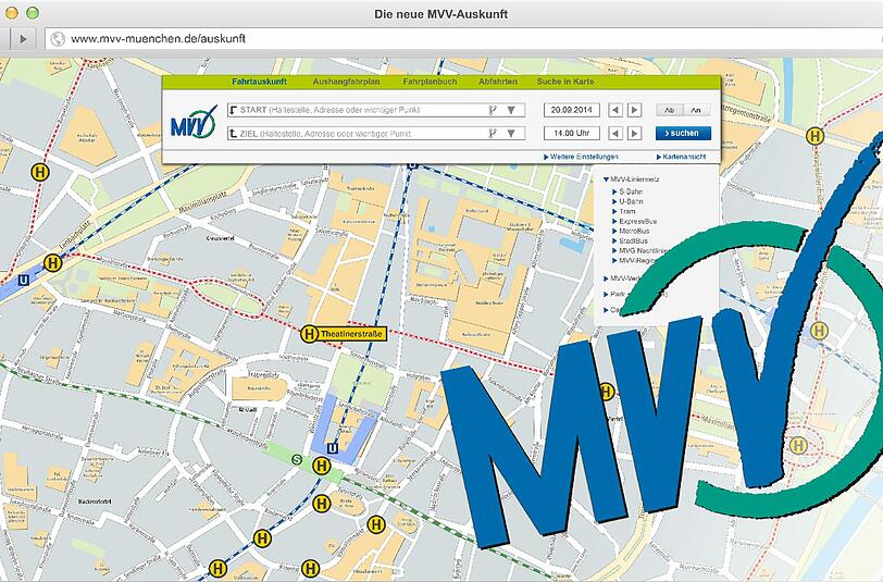 Auch die Fahrgeldeinnahmen haben sich beim MVV entsprechend gut entwickelt.