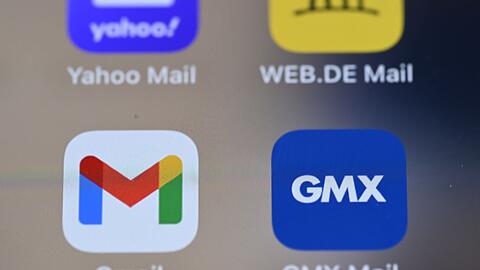 Der deutsche E-Mail-Dienst GMX konkurriert vor allem mit Gmail.