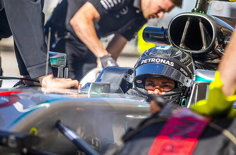 Nervenstark: Nico Rosberg.