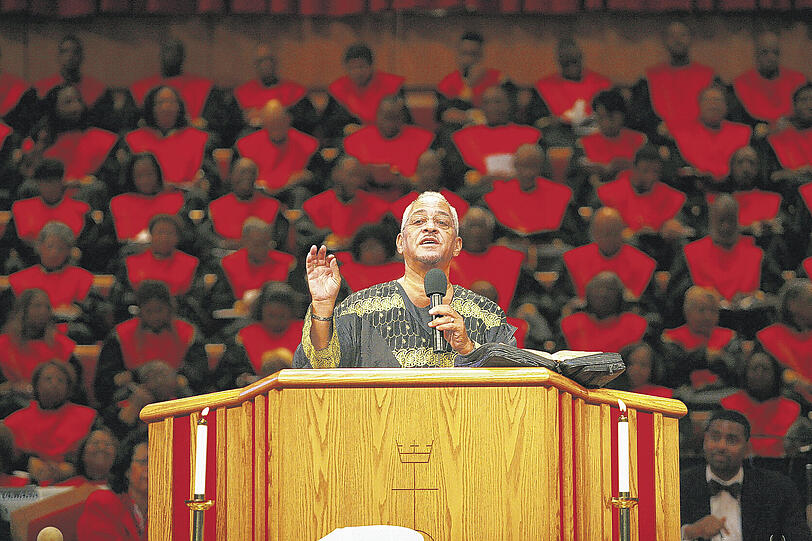 Gab den USA Mitschuld am Terroranschlag vom 11. September 2001: Pfarrer Jeremiah Wright..