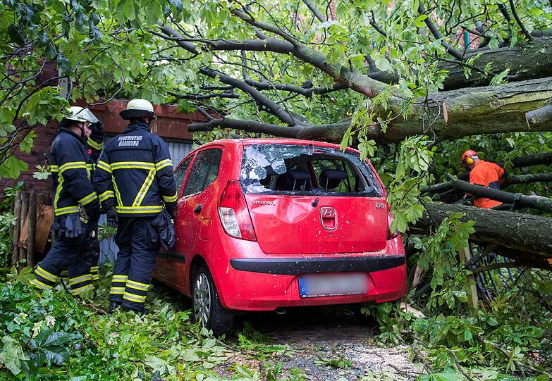 Die Bilder vom Unwetter-Chaos in Norddeutschland.