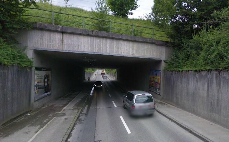 Die Unterführung der Schwablhofstraße.