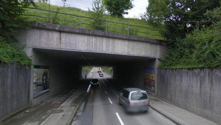 Die Unterführung der Schwablhofstraße. Die Unterführung der Schwablhofstraße.