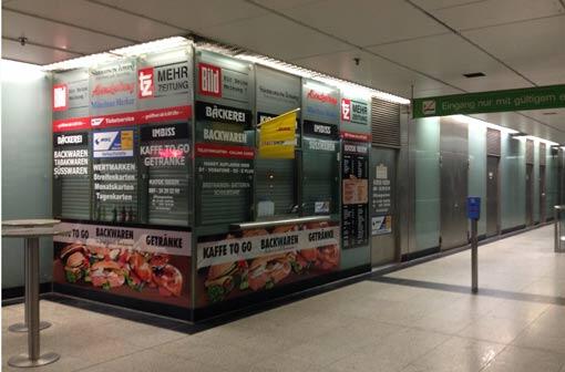 Seit Dezember verwaist: der Kiosk im U-Bahnhof Gern.
