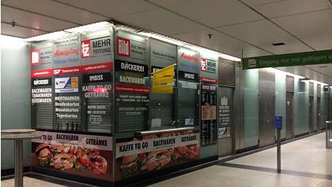 Seit Dezember verwaist: der Kiosk im U-Bahnhof Gern.