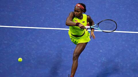 Verückt sogar die Obamas: Coco Gauff.