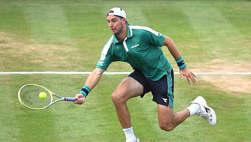 Jan-Lennard Struff in Aktion.
