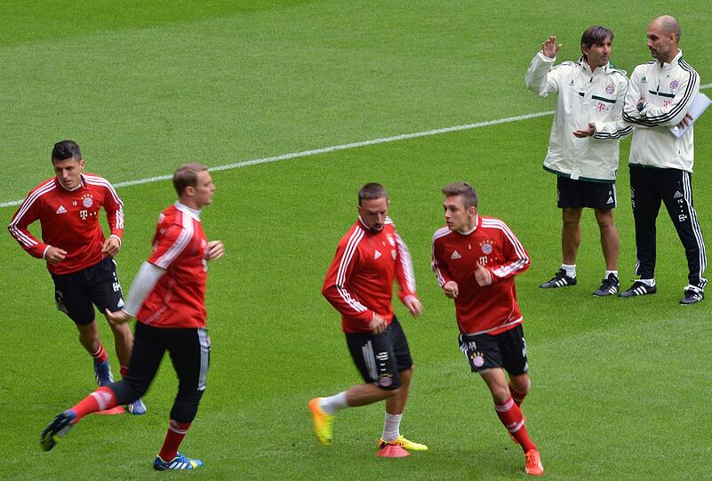 Zweites Training mit Pep - die Bilder