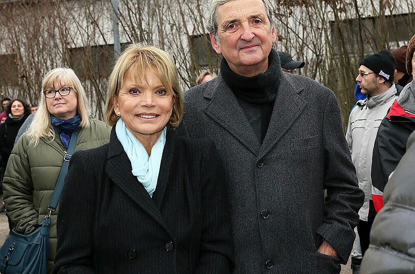 Unterstützer der &bdquo;Lichterkette&ldquo;: Uschi Glas und Ehemann Dieter Hermann.