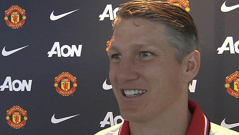 Bastian Schweinsteiger sprach über seinen erster Trainingstag mit seinen neuen Teamkollegen Bastian Schweinsteiger sprach über seinen erster Trainingstag mit seinen neuen Teamkollegen