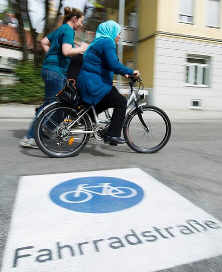 Auf dem Fahrrad ins Leben: Die Bilder.