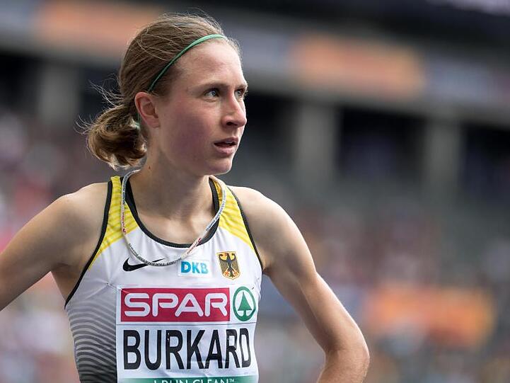 Burkard sich bei den bei den deutschen Meisterschaften der Leichtathleten ihren ersten Titel über 3000 Meter Hindernis gesichert.