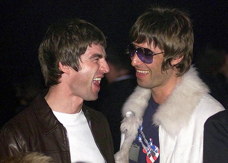 Die Brüder Noel (inksl) und Liam Gallagher.