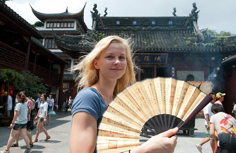 Britta Steffen: Die Profi-Schwimmer nimmt an der WM in Shanghai teil.