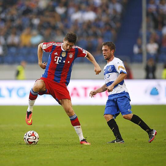 Weitere Bilder vom Test-Kick gegen Duisburg.