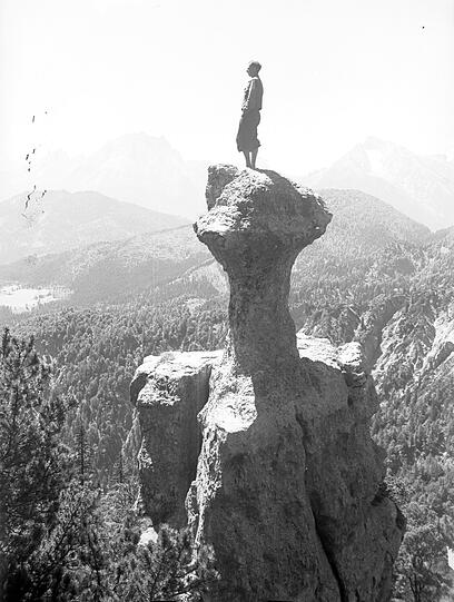 Fotograf Josef Beierl im Lattengebirge.