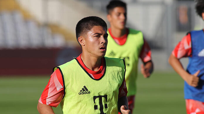 Muss sich beim TSV Hartberg weiter hinten anstellen: Bayern-Talent Angelo Brückner.