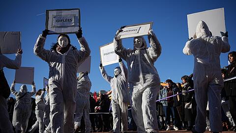 Am Internationalen Tag zur Beseitigung von Gewalt gegen Frauen gibt es stets Protestaktionen.