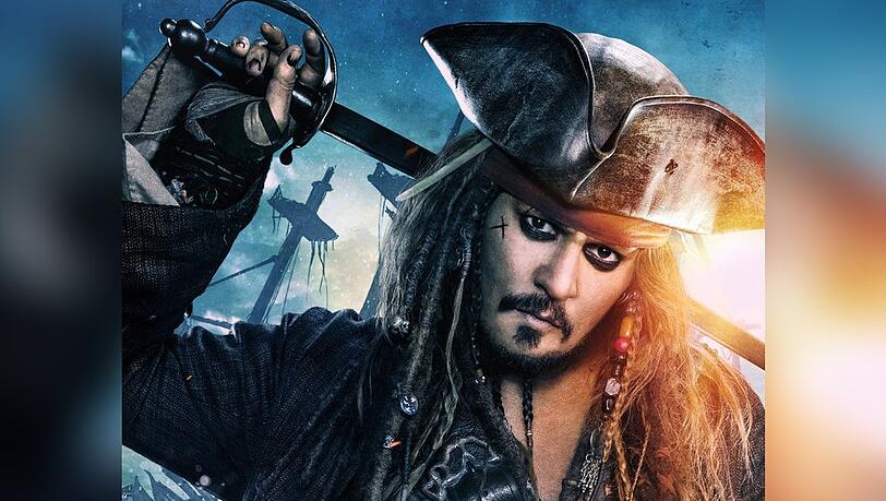 Johnny Depp 2017 in seinem bisher letzten Auftritt in "Fluch der Karibik". Johnny Depp 2017 in seinem bisher letzten Auftritt in "Fluch der Karibik".