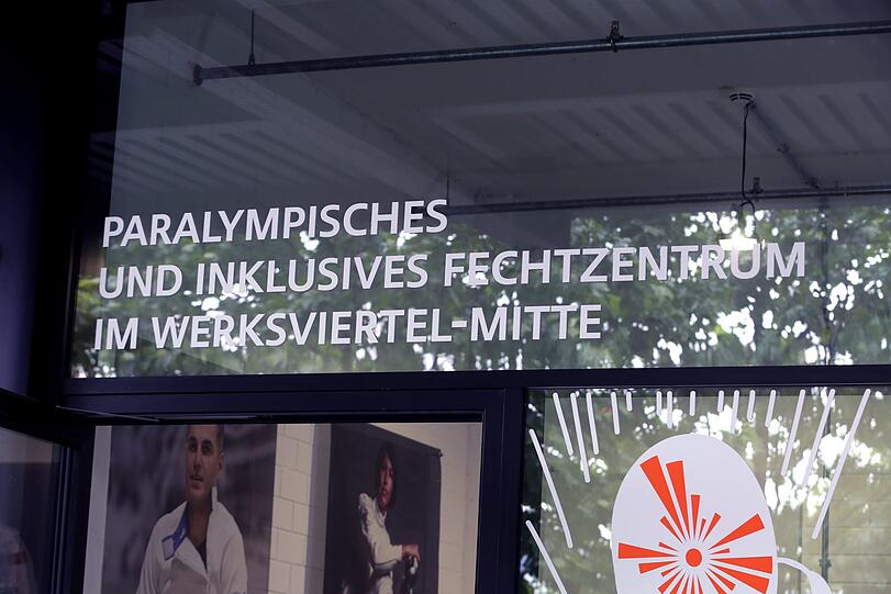 Da geht&rsquo;s rein: das Paralympische Fechtzentrum im Werksviertel.