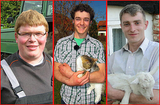Peter, Benjamin, Fritz - sie suchen nichts sehnlicher als die Liebe ihres Lebens! Diese Landwirte nehmen an der achten Staffel von Bauer sucht Frau teil: