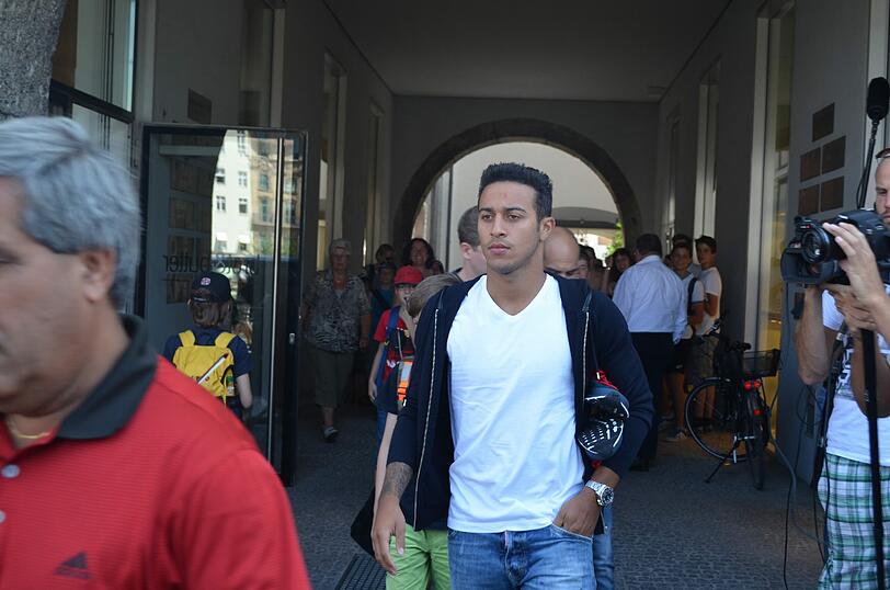 Weitere Bilder von Thiago Alcántara beim Medizincheck.