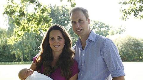 Herzogin Kate, Prinz William und Prinz George