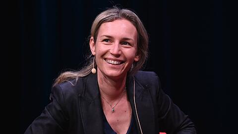 Die albanisch-britische Politikwissenschaftlerin Lea Ypi auf der "phil.Cologne".