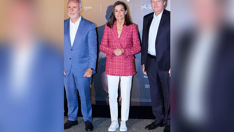 Fühlt sich auch in Sneakern wohl: Königin Letizia von Spanien.