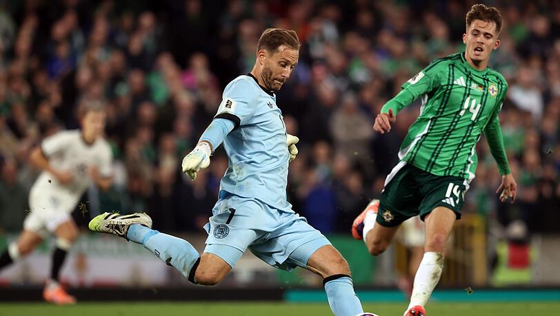 Oliver Baumann zeigte in Belfast eine sehr souveräne Leistung.