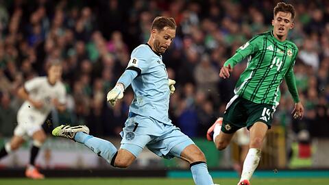 Oliver Baumann zeigte in Belfast eine sehr souveräne Leistung.