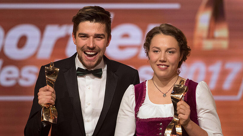 Sportler und Sportlerin des Jahres: Kombinierer Johannes Rydzek und Biathletin Laura Dahlmeier.