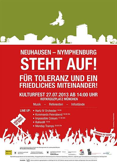 Mit dem Kulturfest wollen die Veranstalter ein Zeichen gegen Fremdenfeidlichkeit setzen.