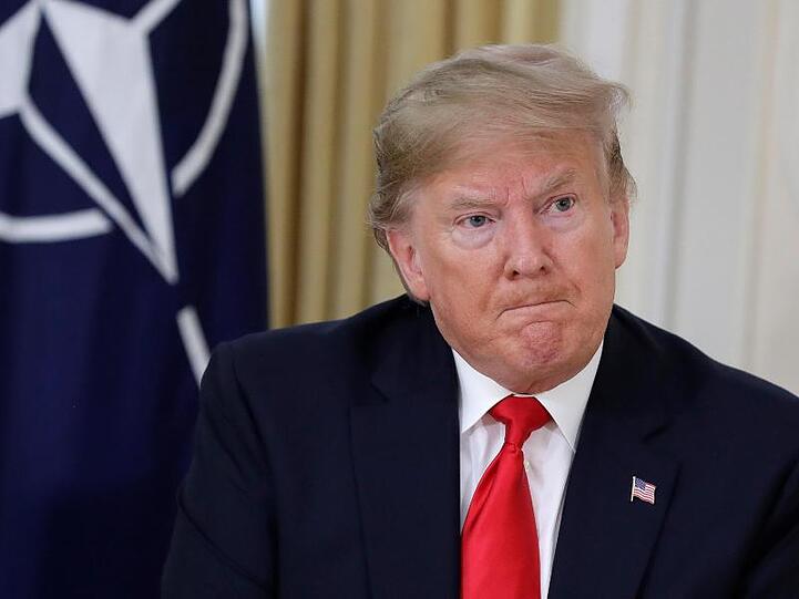 US-Präsident Donald Trump während des Nato-Gipfels in der britischen Hauptstadt.