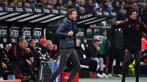 Emotional und impulsiv: Julian Nagelsmann an der Seitenlinie.
