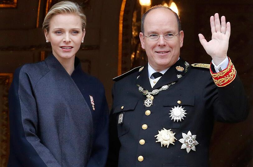 Das Fürstenpaar Charlene und Albert von Monaco erwarten Zwillinge.