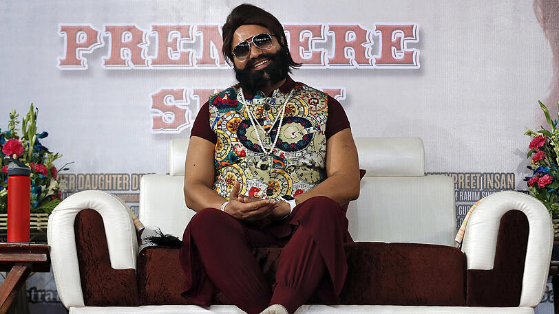 Die Sekte von Ram Rahim hat nach eigenen Angaben 60 Millionen Mitglieder.