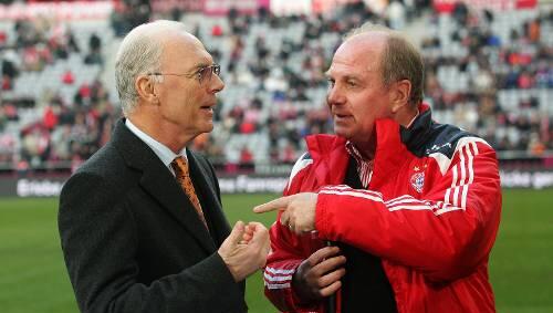 Nicht immer auf einer Wellenlänge: Präsident Franz Beckenbauer (l.) und Manager Uli Hoeneß (r.). Nicht immer auf einer Wellenlänge: Präsident Franz Beckenbauer (l.) und Manager Uli Hoeneß (r.).