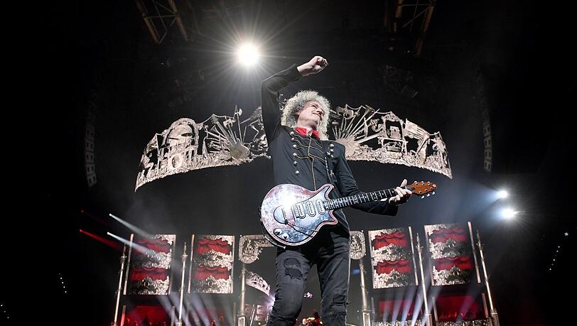 Der Gitarrist und Sänger Brian May.