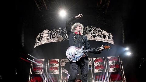 Der Gitarrist und Sänger Brian May.