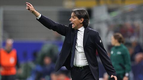 Trainer Simone Inzaghi zieht mit Inter Mailand ins Finale der Champions League ein.