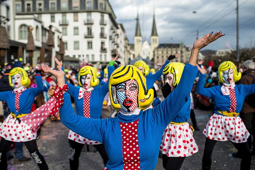 Karneval in Luzern/Schweiz.
