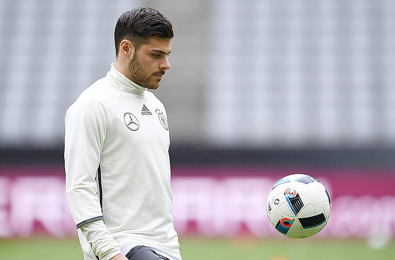 Bei Hoffenheim zum A-Nationalspieler gereift: Kevin Volland im DFB-Outfit.