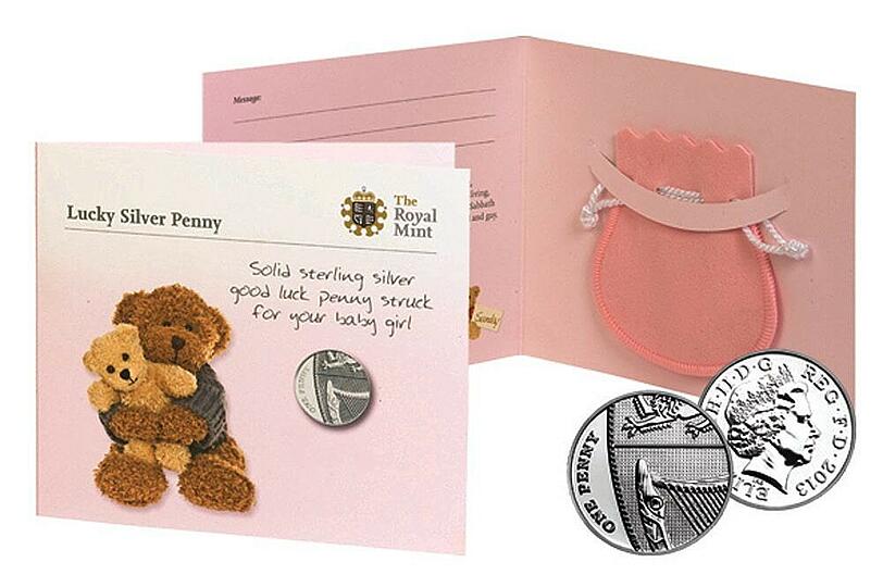 ...eine kleine Thronfolgerin bekäme eine Münze im rosa Beutelchen.