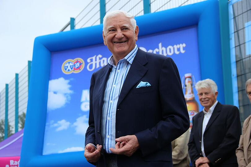 Die Löwen-Legenden auf dem Fanfest.