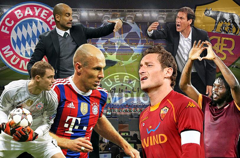 Folgt nach der "magischen Nacht von Rom" am Mittwochabend eine "zünftige Gaudi" in der Allianz Arena? Die Partie des FC Bayern gegen den AS Rom im Liveticker!